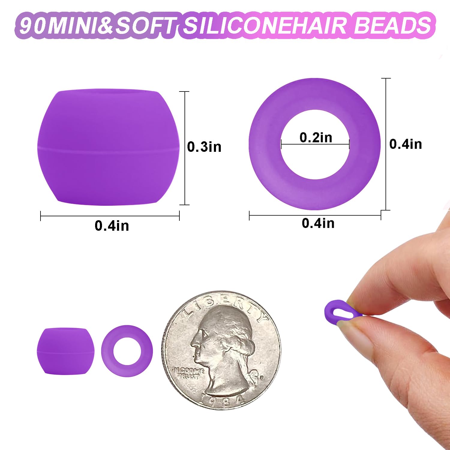 Everfunny close-up of soft silicone texture highlights gentle feel on scalp