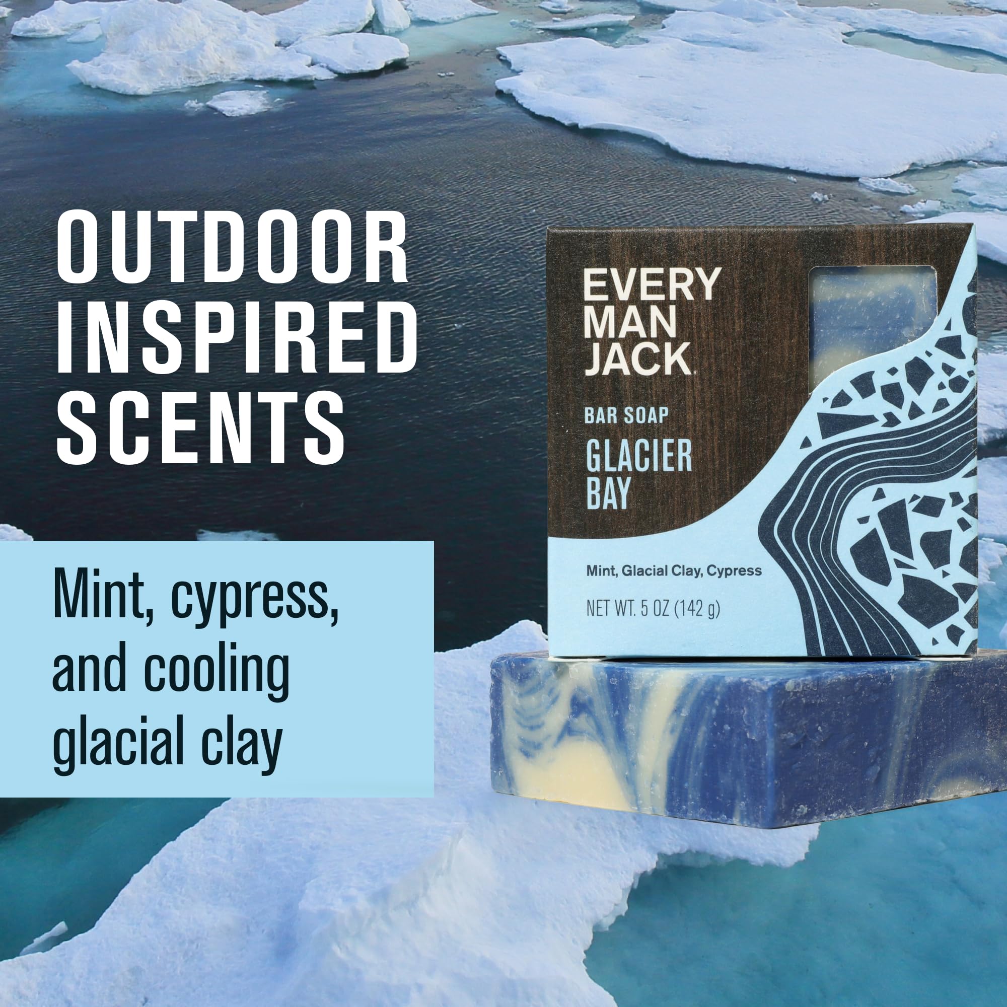 Every Man Jack bar lather in hand demonstrating creamy suds and gentle cleanse