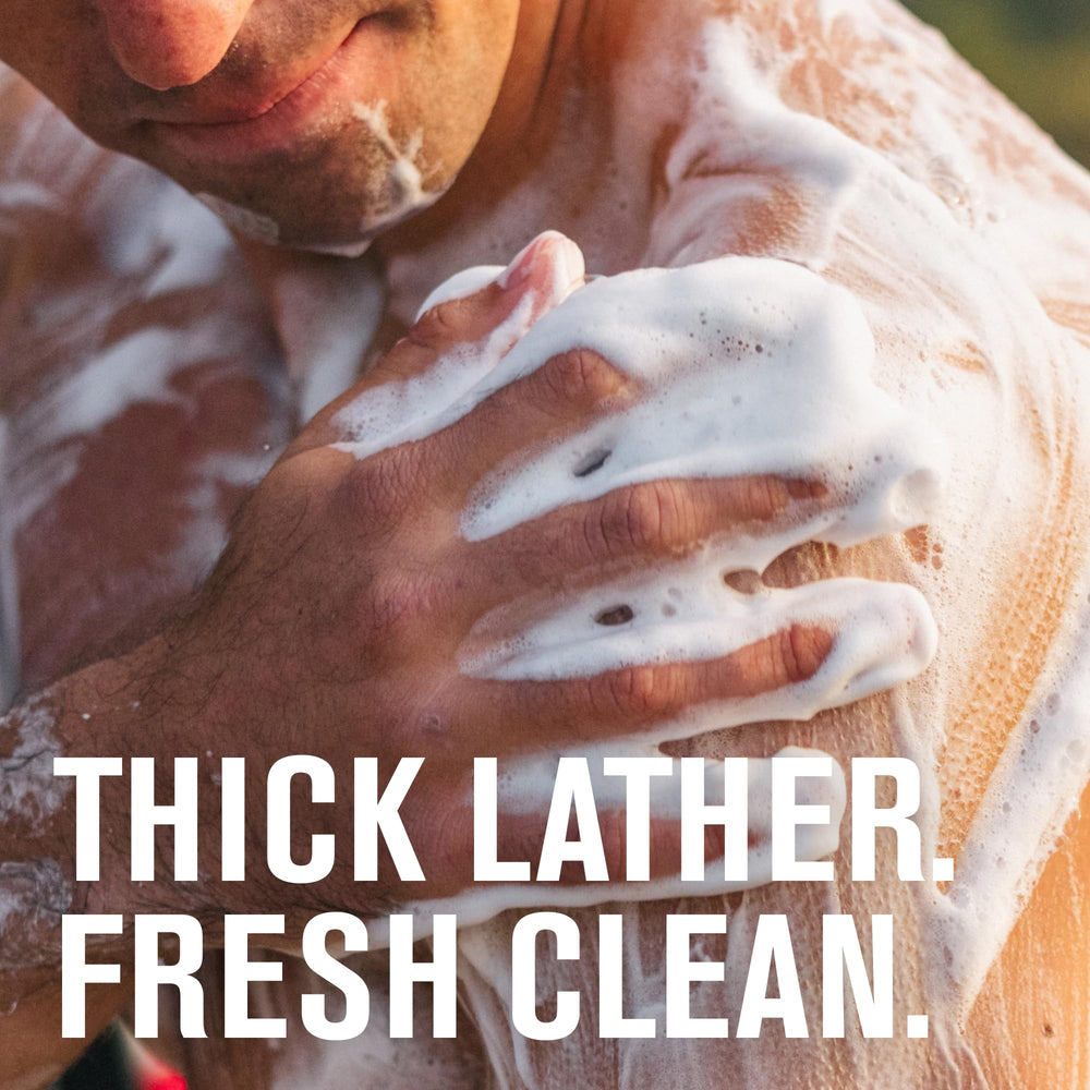 Every Man Jack Winter Pine lather texture demonstrating rich moisturizing foam