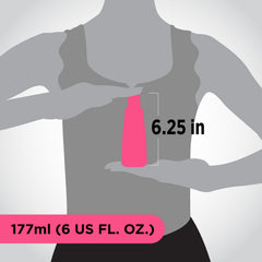 Every Strand bottle in hand for scale showing travel-friendly 6 fl oz convenience benefit