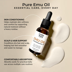 Everyday Beauty dropper dispensing oil for precise dosing and controlled application