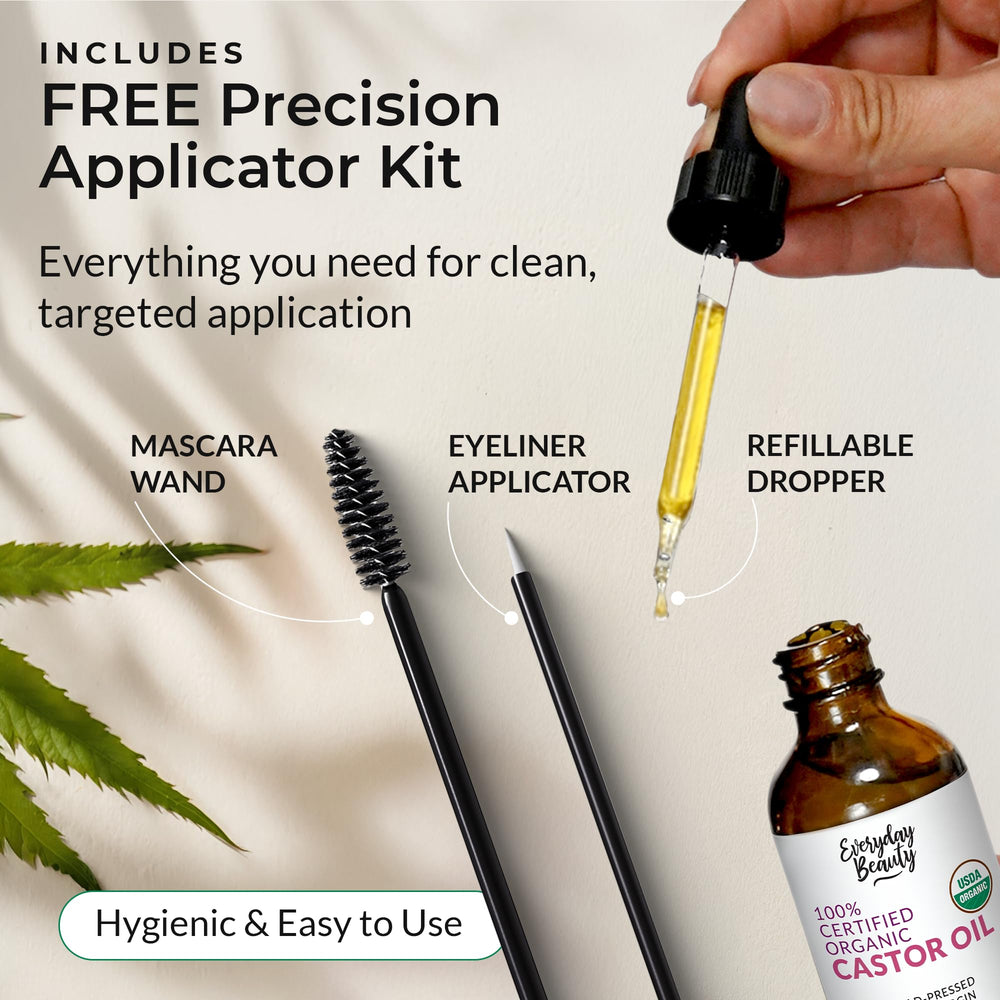 Everyday Beauty label showing USDA certification and cold-pressed assurance
