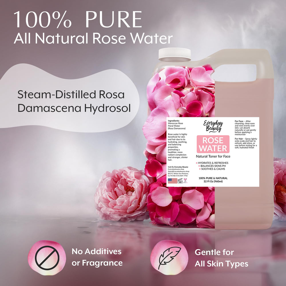 Everyday Beauty spray nozzle dispensing fine mist for even, gentle application