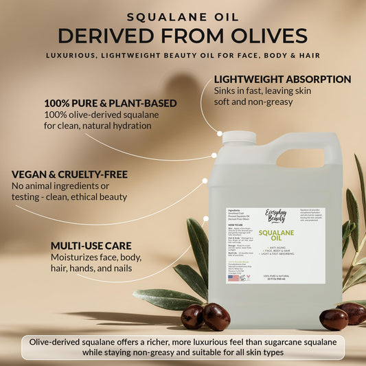 Everyday Beauty close-up of oil texture highlighting lightweight absorption benefit