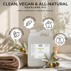 Everyday Beauty 32 oz bottle next to everyday objects showing scale and value benefit