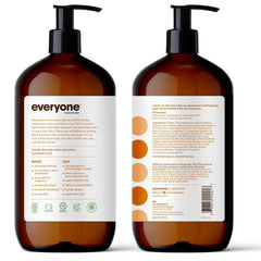 everyone closeup lather on hand highlighting gentle foam and nourishing cleanse