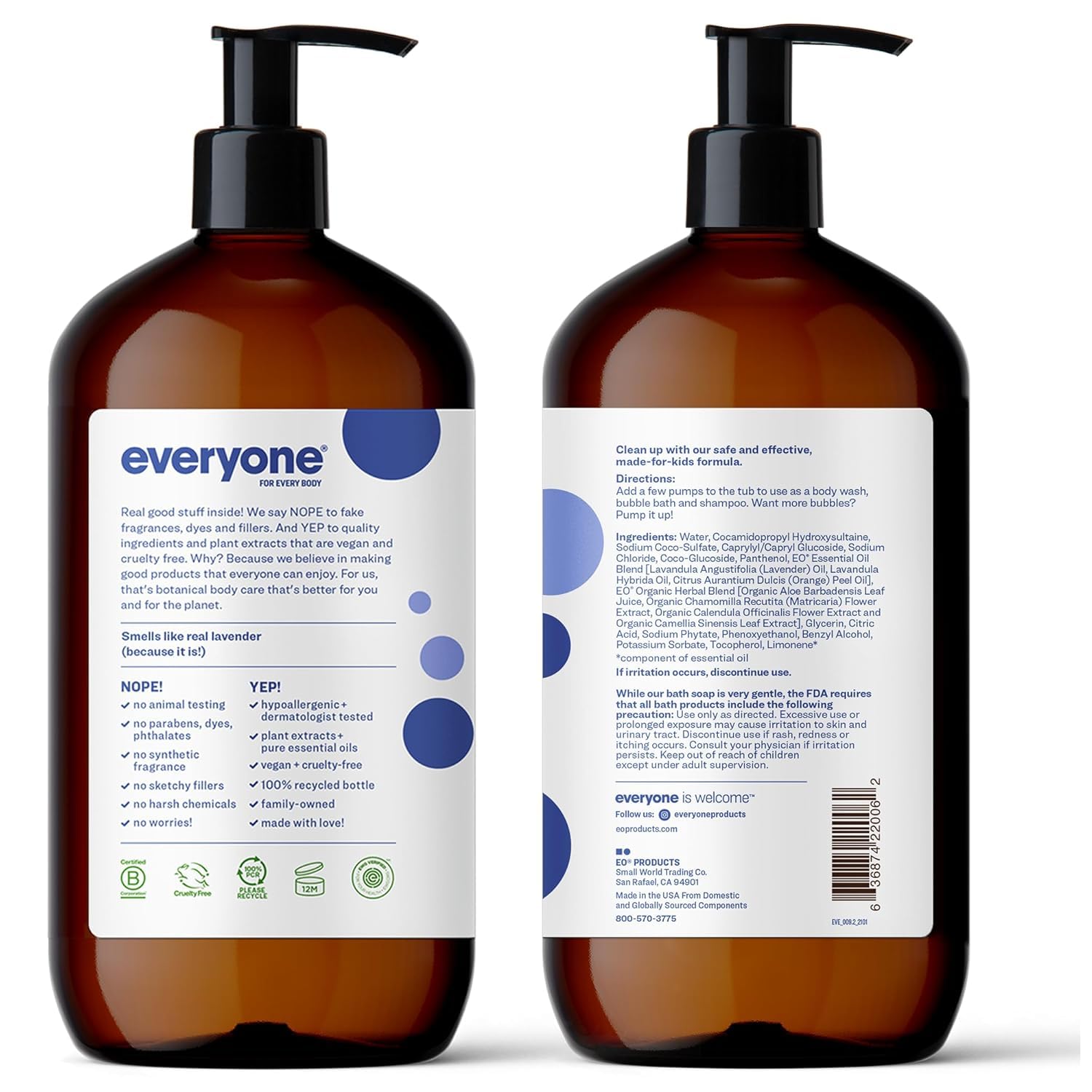 everyone texture close-up of creamy lather for gentle cleansing benefit