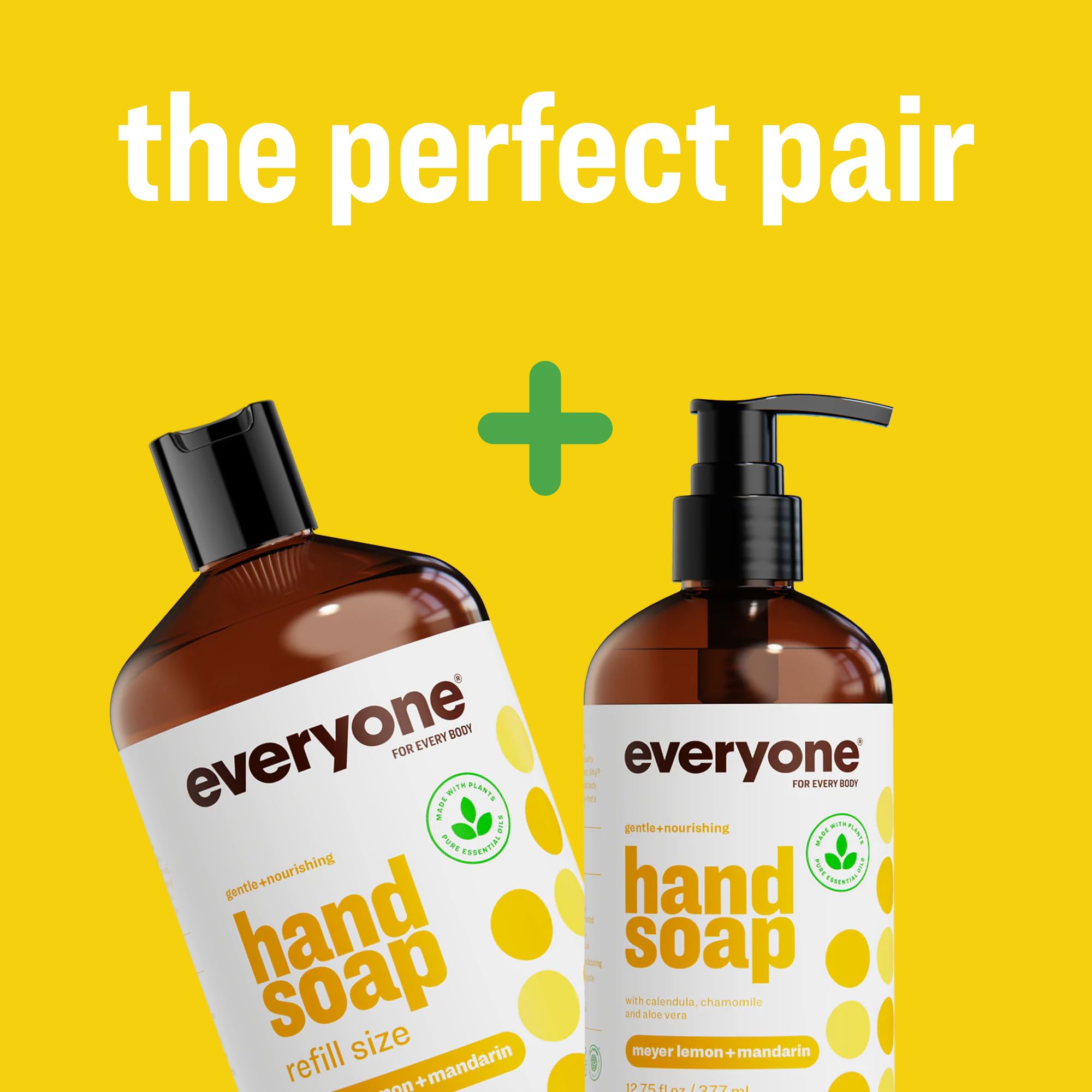 everyone recycled-plastic mark on bottle underscoring sustainable choice