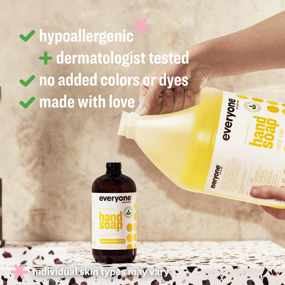 everyone label close-up highlighting ingredients and eco credentials
