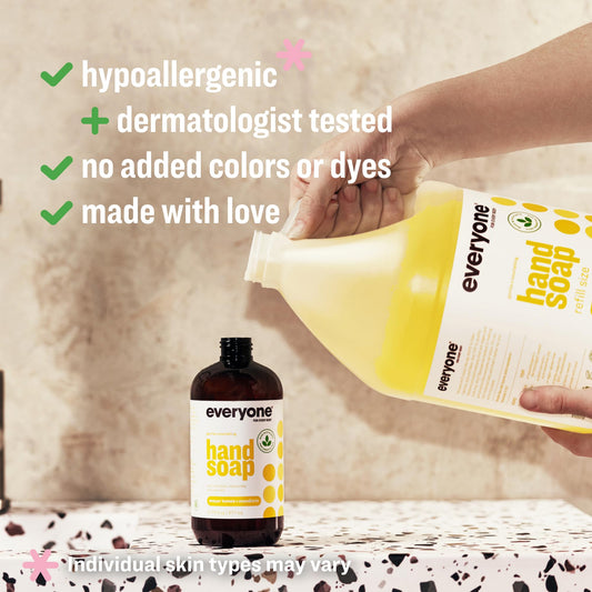 everyone label close-up highlighting ingredients and eco credentials