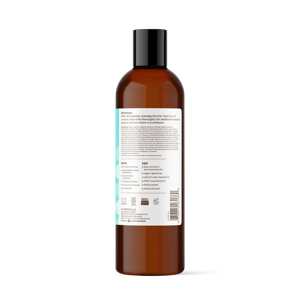 everyone 12 ounce bottle in hand for size and sustainable recycled benefit