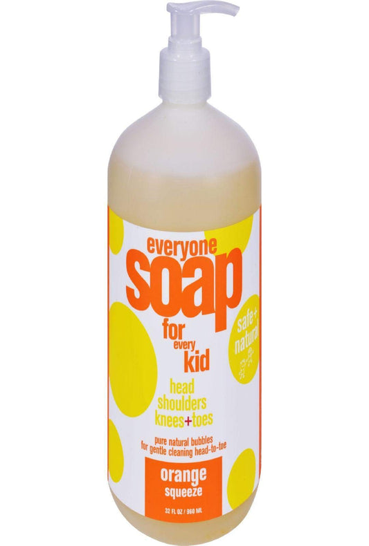 Everyone texture foam closeup on hand showing gentle lather and nourishing formula benefit