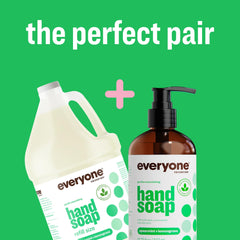 everyone for every body bottle held in hand showing 12.75 oz size and convenience