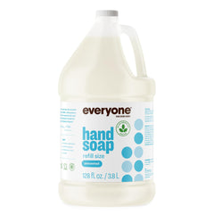 everyone unscented gallon front showing clean packaging and refill benefit