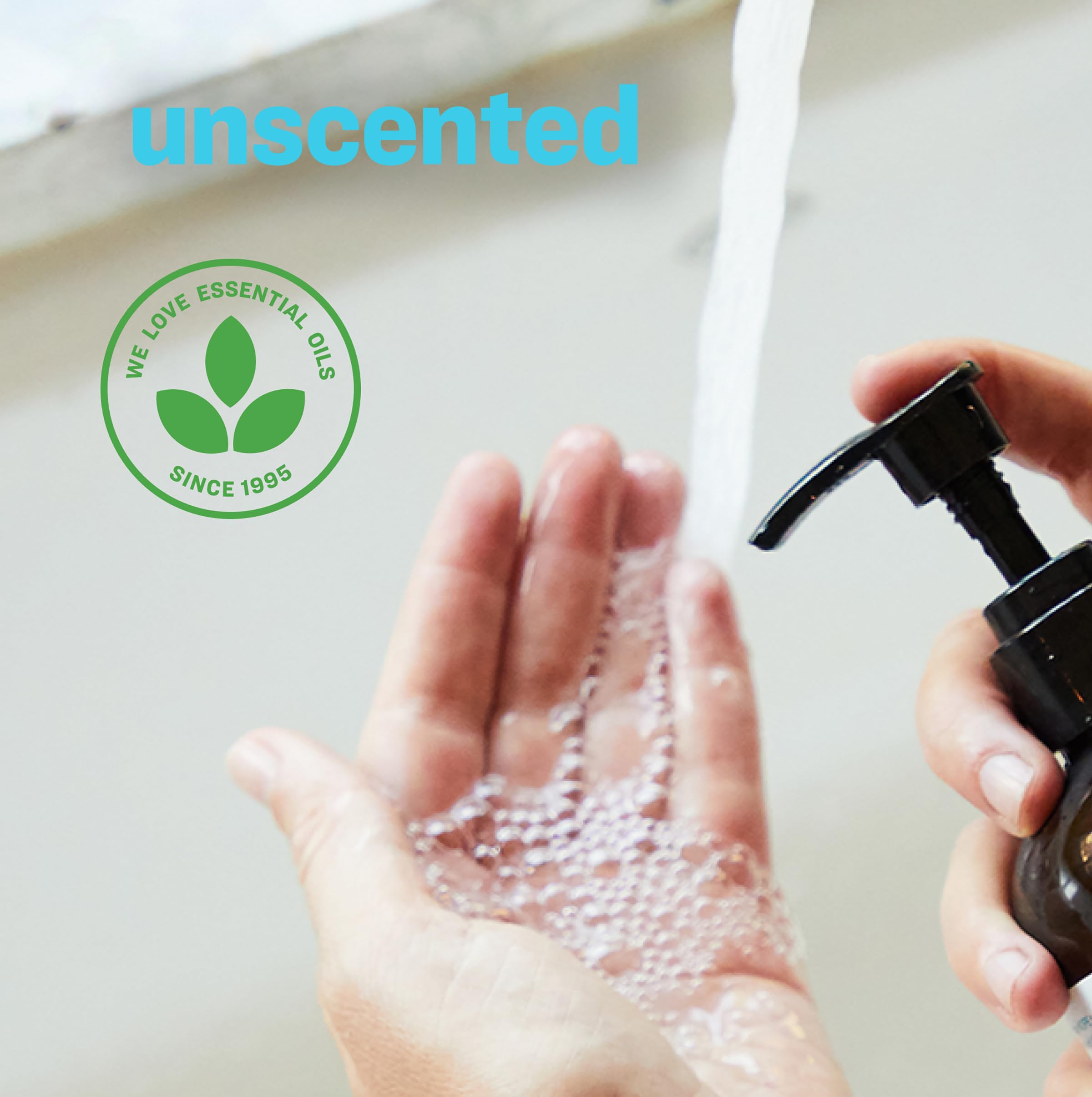 everyone unscented pouring into dispenser demonstrating easy refill convenience