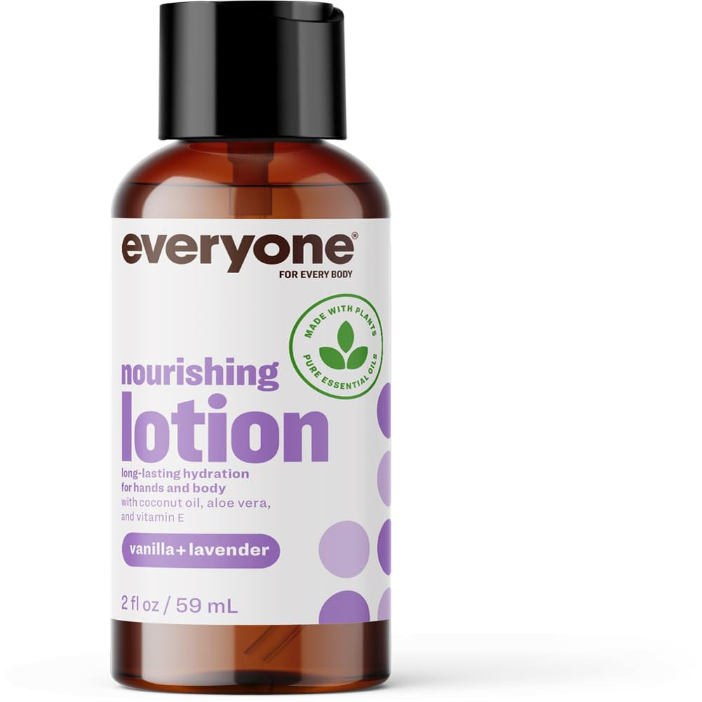 Everyone bottle on bathroom counter displaying daily routine placement and accessibility