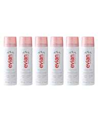 BRUMISATEUR Evian front packaging showing compact travel can benefit convenience