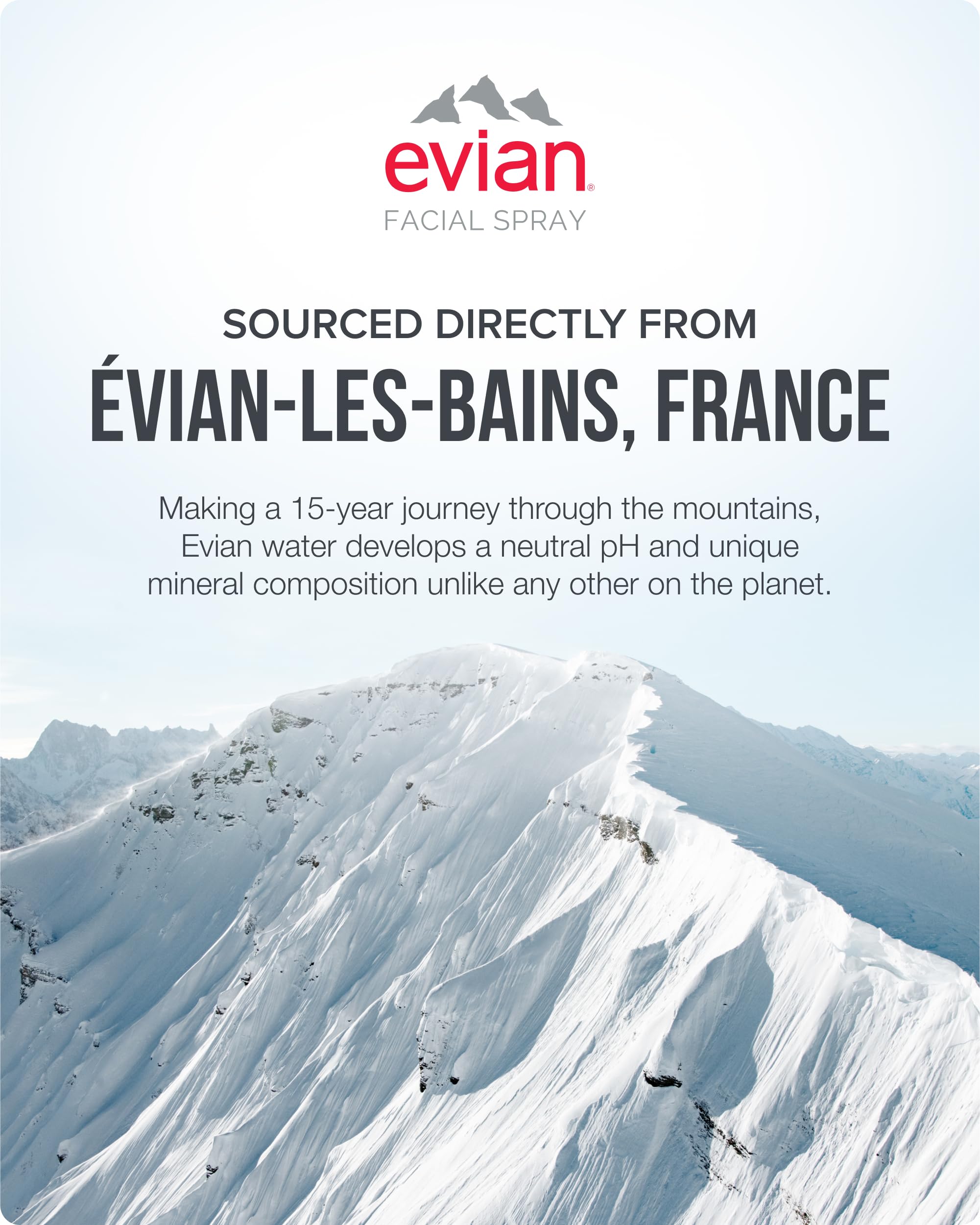 BRUMISATEUR Evian used outdoors cooling skin during hot weather benefit