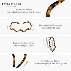 EVITA PERONI used while washing face showing secure, comfortable hold