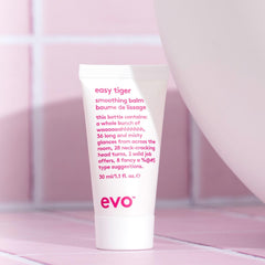 EVO Easy Tiger being applied to damp hair improving manageability and detangling