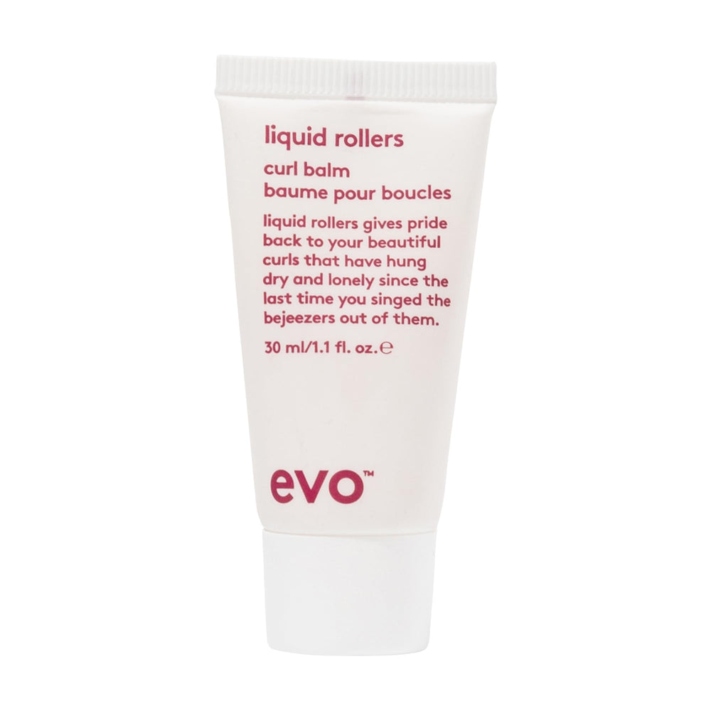 EVO front packaging showing compact 1 fl oz bottle, travel convenience