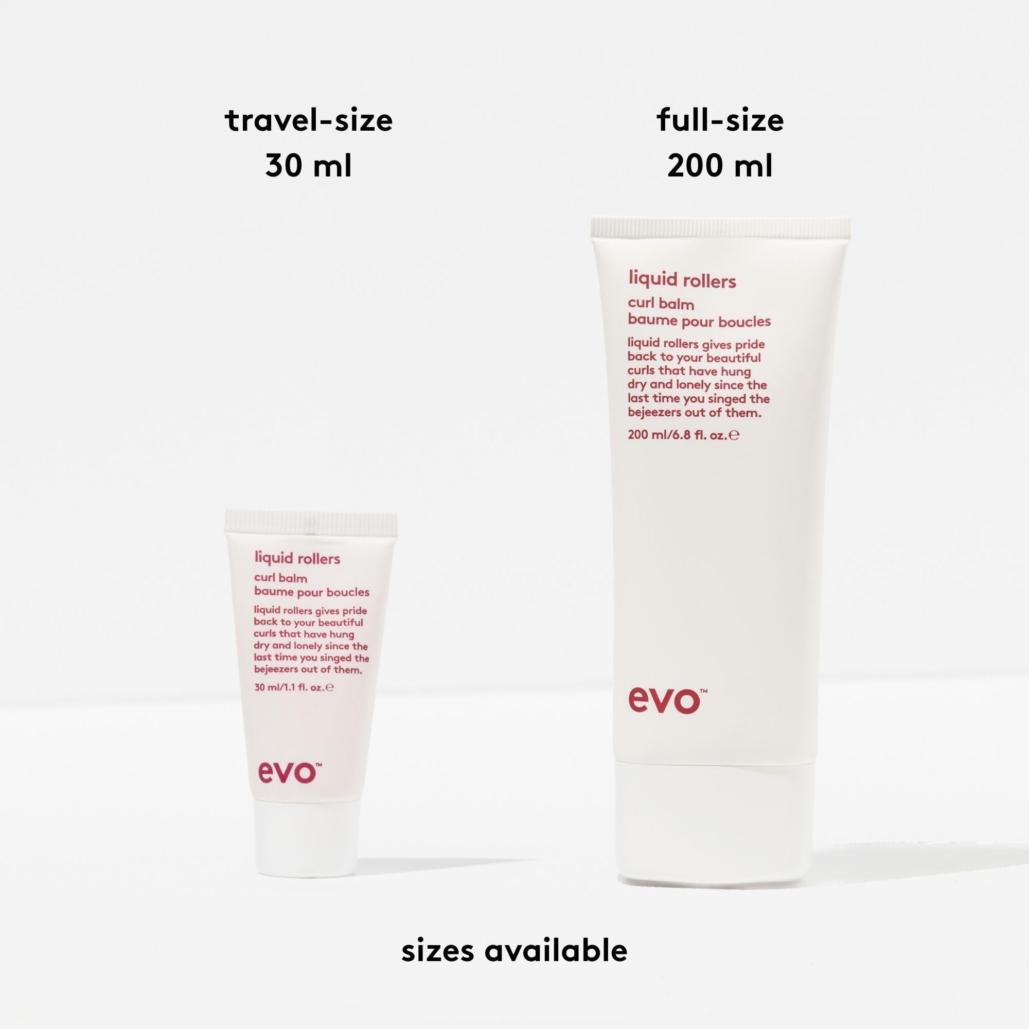 EVO bottle on bathroom vanity, quick styling and daily routine benefit