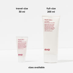 EVO bottle on bathroom vanity, quick styling and daily routine benefit