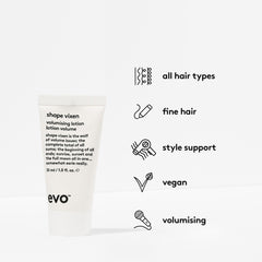 EVO Shape Vixen being dispensed on hand to demonstrate easy application and control