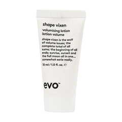 EVO Shape Vixen front packaging showing travel-size tube and easy dosing benefit
