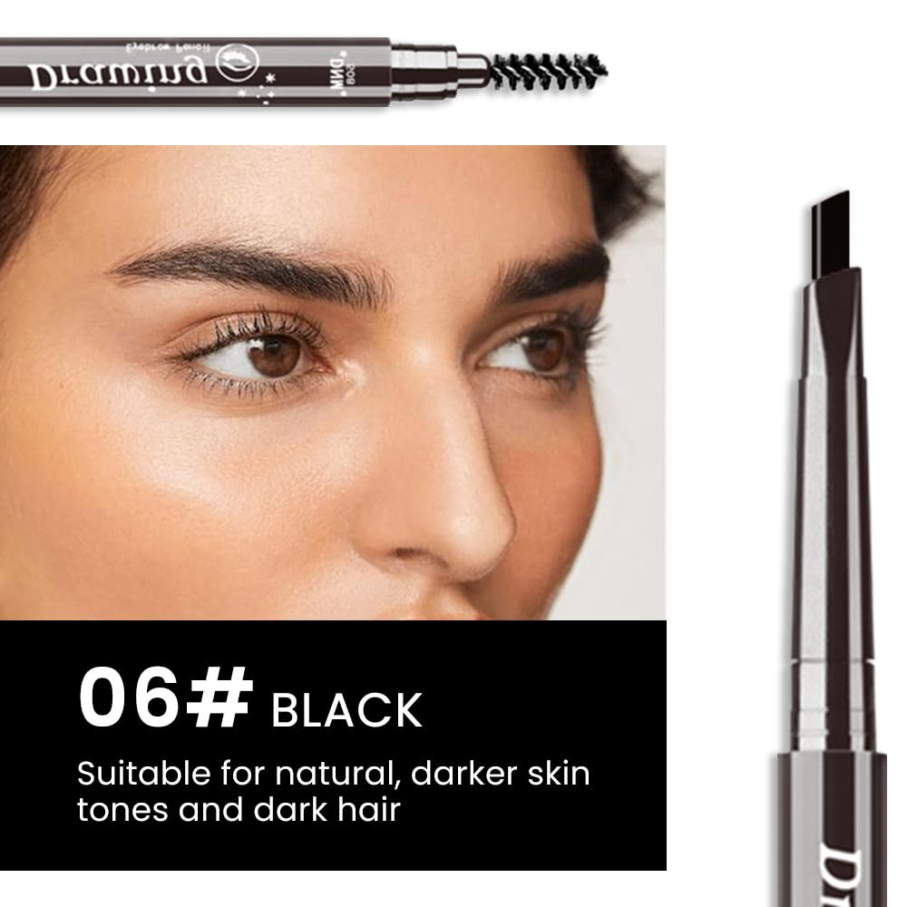 evpct ten eyebrow stencils arranged to show shapes for consistent symmetry