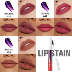 evpct application brush in hand demonstrating precise, mess-free lip painting