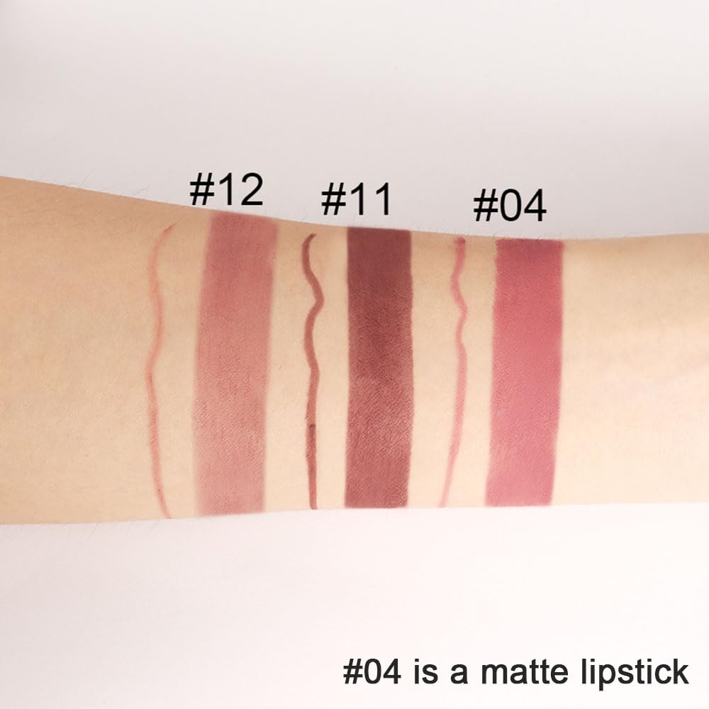 evpct close-up application with lip liner creating a precise edge