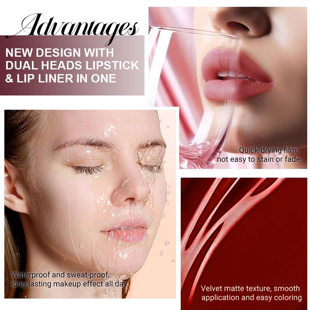 evpct application in hand demonstrating how to line and fill for defined, long‑lasting lips benefit ease