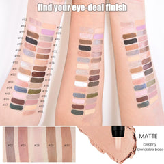 evpct application on model lid demonstrating quick, flattering results
