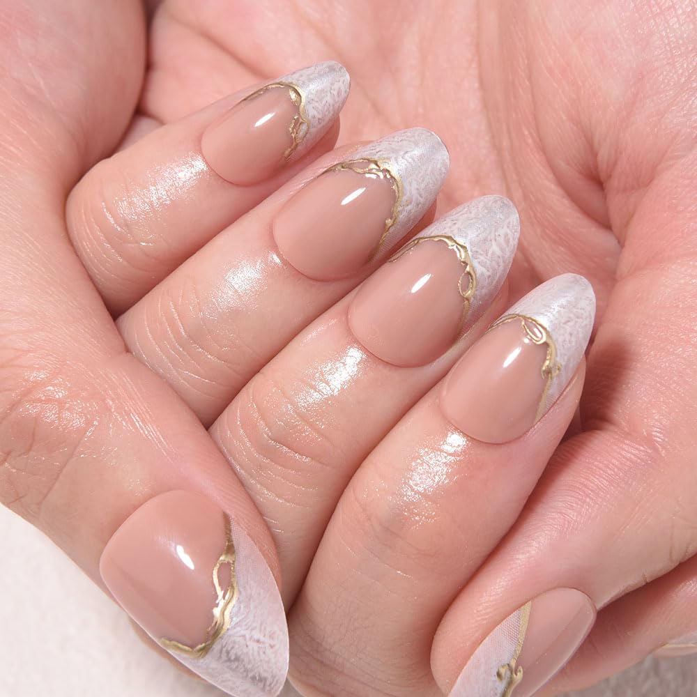 evpct hand applying nail with adhesive tab for easy application benefit