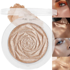 evpct palette front view showing six champagne gold shades and compact case for travel