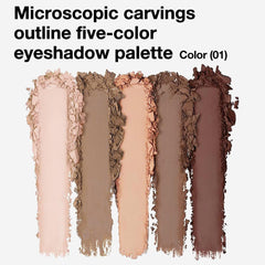 evpct close-up matte powder texture highlights smooth blendability and rich pigmentation