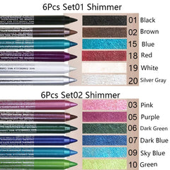 evpct close-up of pencil tip texture showing smooth glitter payoff