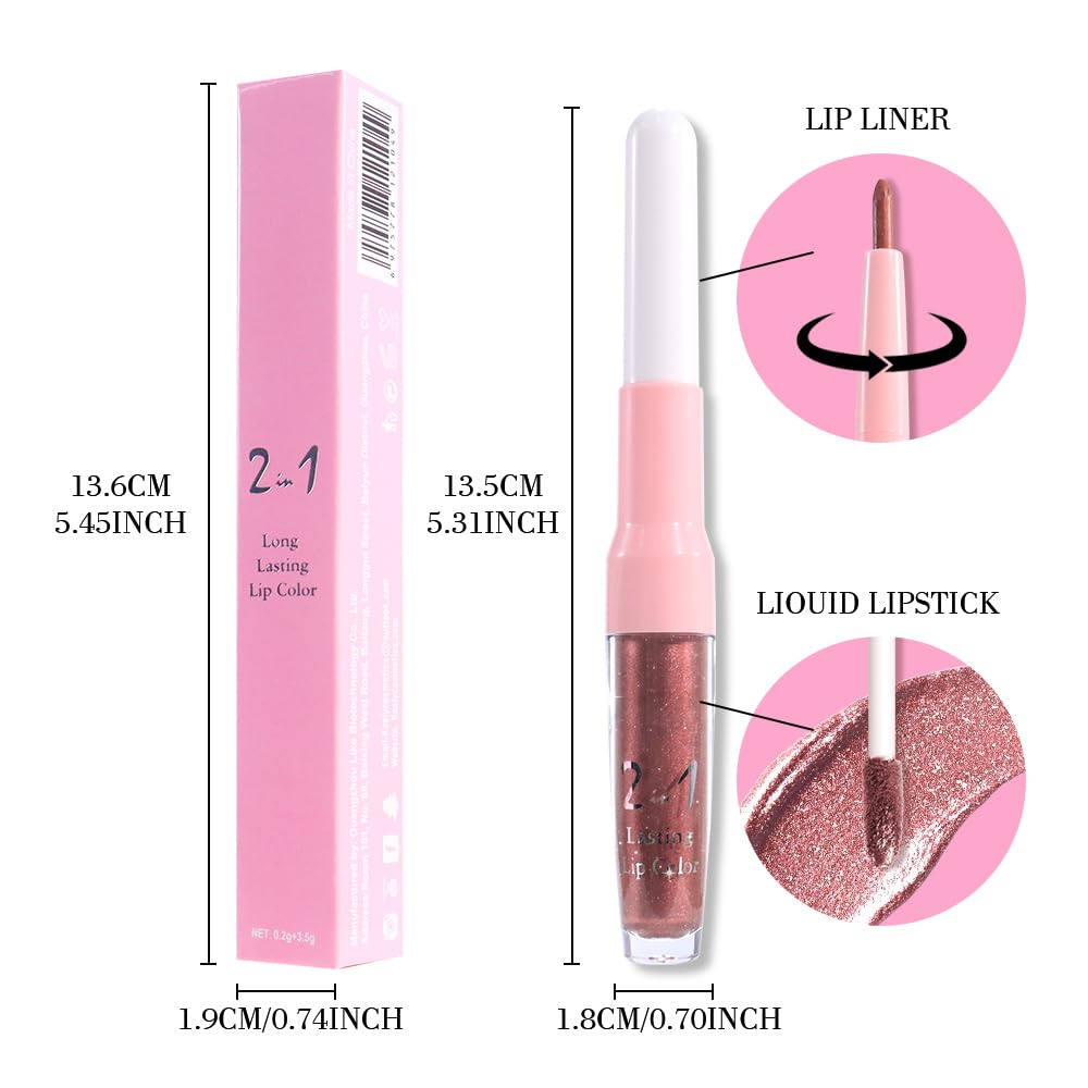 evpct closeup metallic gloss applicator showing smooth shimmer payoff for bold shine