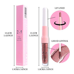 evpct closeup metallic gloss applicator showing smooth shimmer payoff for bold shine