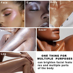 evpct highlighted collarbone in soft light showing body shimmer and glow