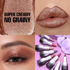 evpct texture macro showing copper shimmer and glitter particles for high-shine finish
