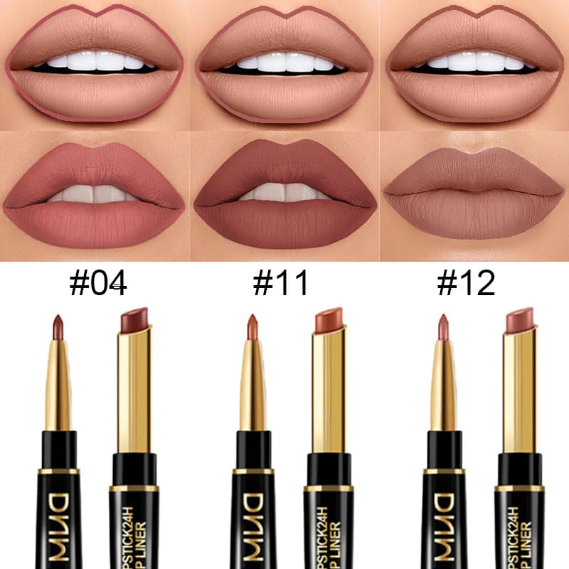 evpct closeup of dual‑ended liner and lipstick demonstrating precise application