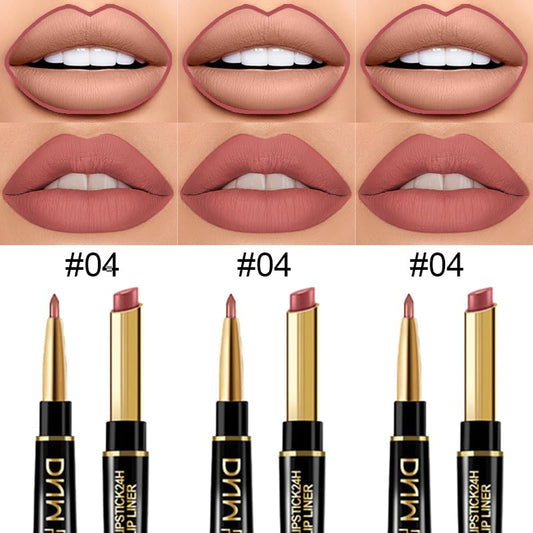 evpct close-up of dual-ended liner and lipstick tip highlighting precise application control