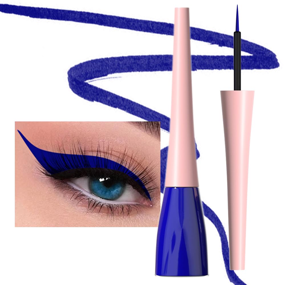 evpct front packaging showing dark blue eyeliner, clear product identity and protective box