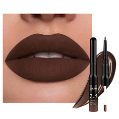 evpct front packaging showing dark deep brown shade and dual-ended design benefit longevity
