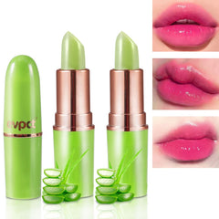 evpct front packaging showing the two-piece aloe lip balm set and gift-ready box