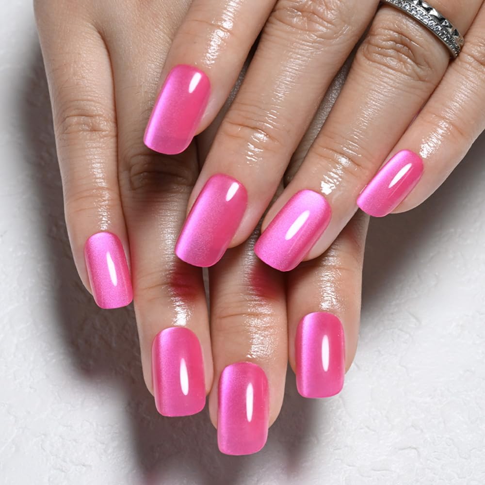 evpct front packaging showing hot pink cat eye nails and included kit benefit