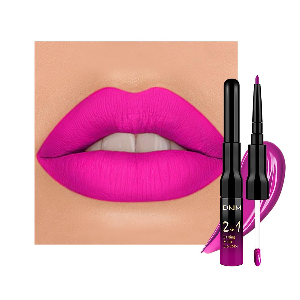 evpct front packaging showing vibrant hot pink duo and bold matte finish benefit
