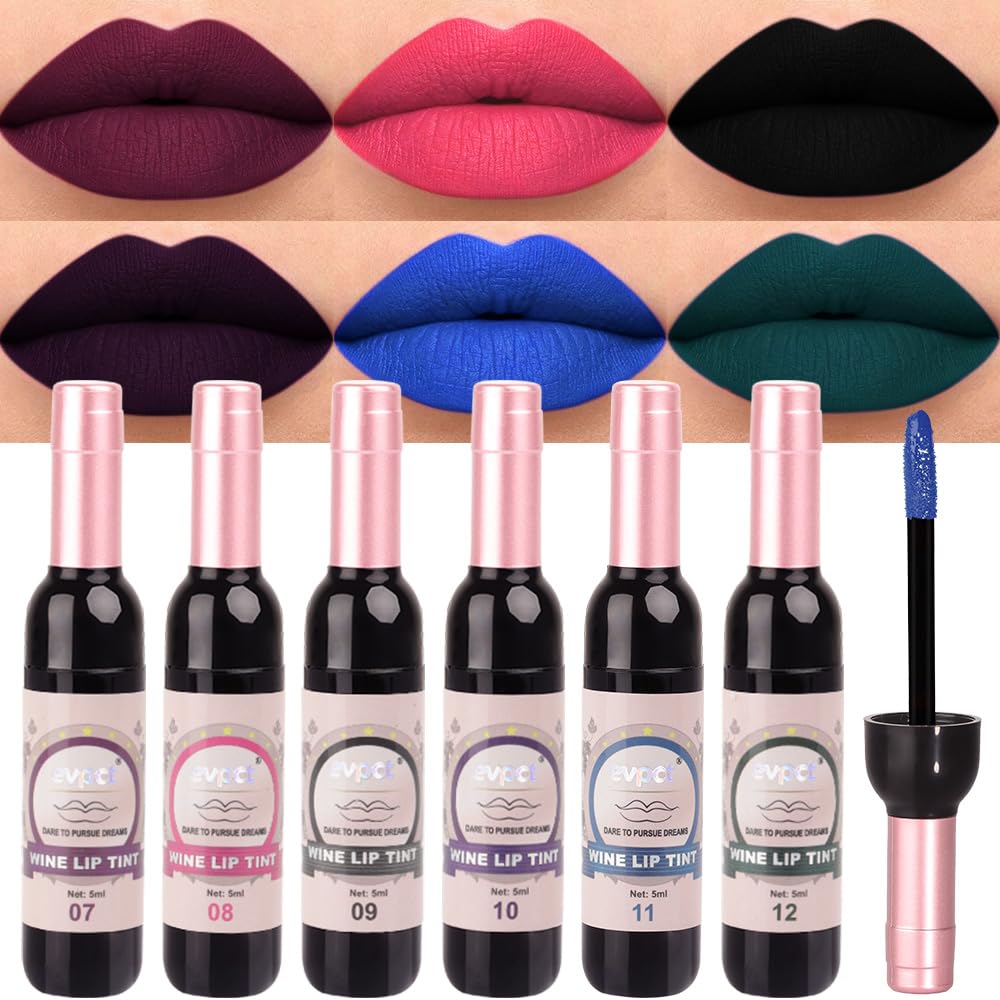 evpct front packaging showing six matte shades and gift-ready box, ideal present